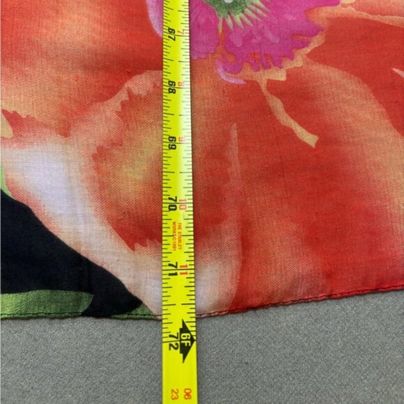 Bold Floral Sarong Wrap Scarf - Picture 13 of 14